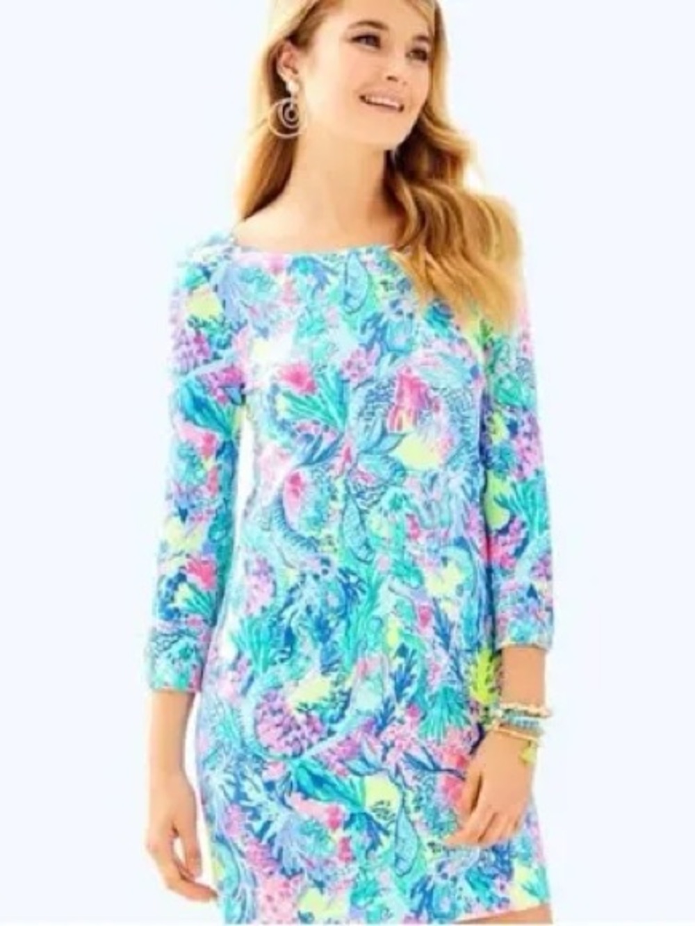 Lilly Pulitzer Sophie Shift Dress in Mermaid’s Cove